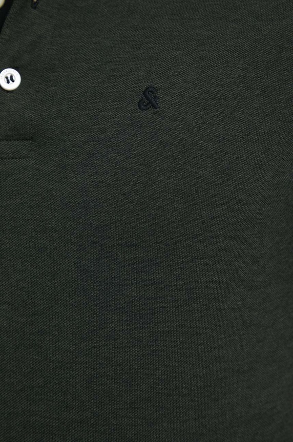 Jack & Jones polo bawełniane JJEPAULOS 12136668. zielony