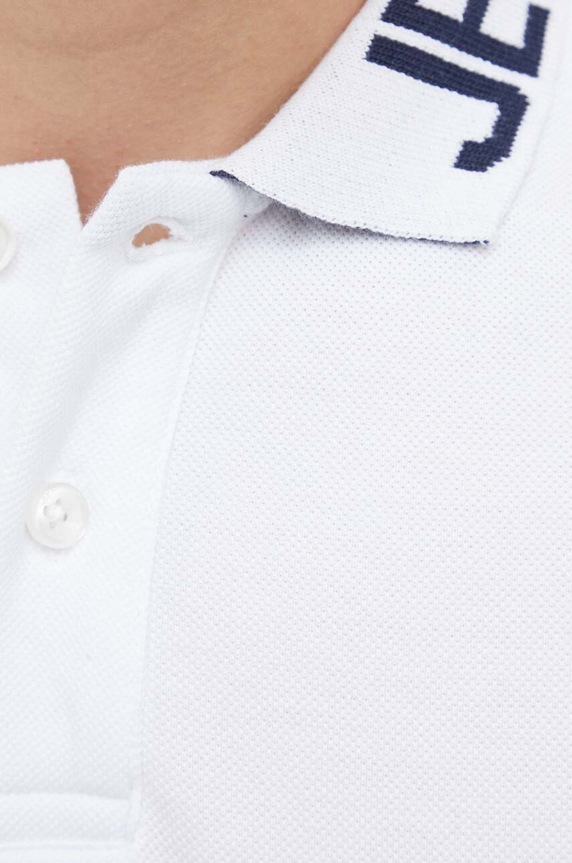 Βαμβακερό μπλουζάκι πόλο Pepe Jeans PM541952.800 λευκό