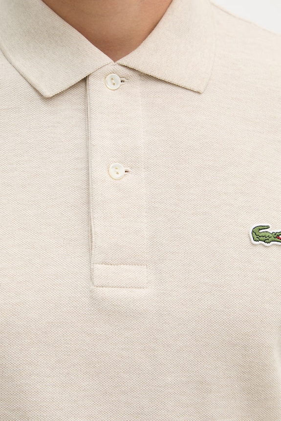 Бавовняне поло Lacoste L1264 бежевий