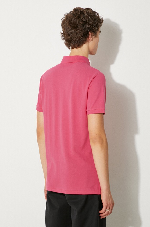 Bavlněné polo tričko Ralph Lauren 710782592 růžová AA00
