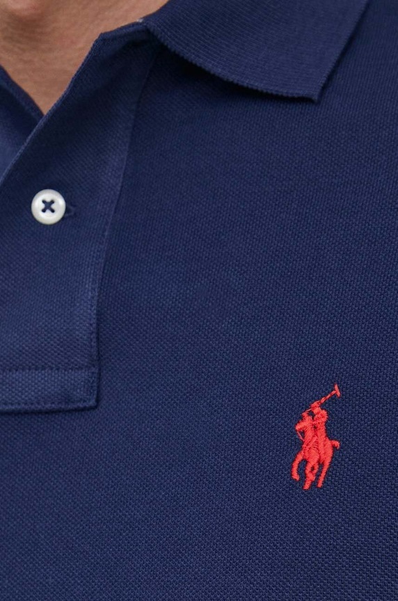 Polo Ralph Lauren polo bawełniane granatowy 710782592