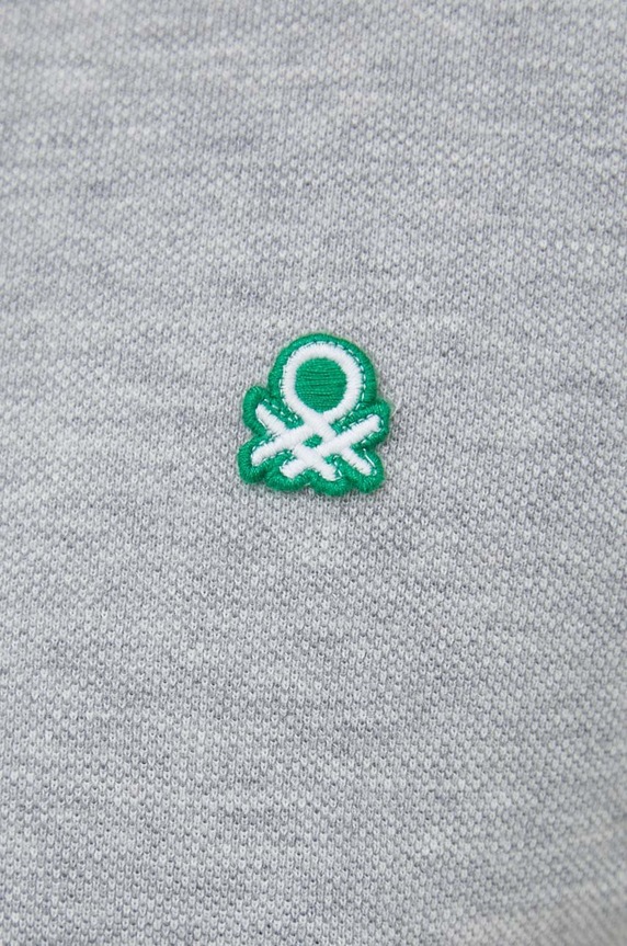 United Colors of Benetton polo bawełniane 3089J3179.501. szary