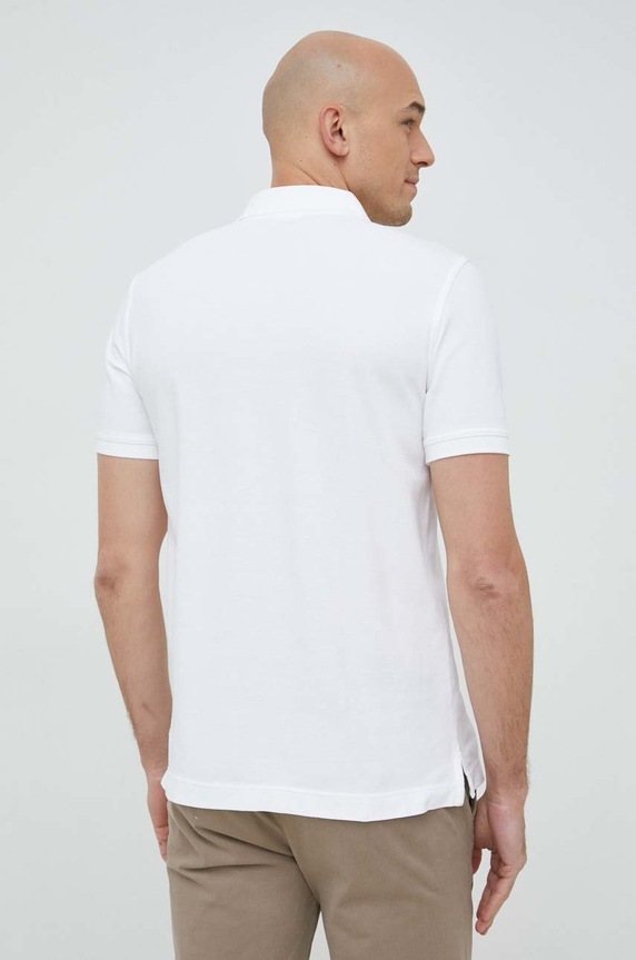 Oblečenie Bavlnené polo tričko United Colors of Benetton 3089J3179.101. biela