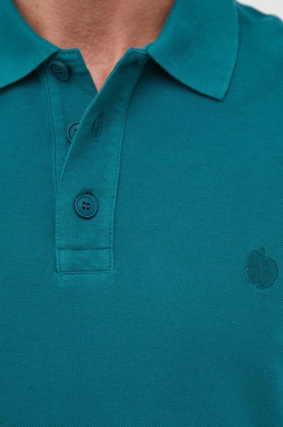 United Colors of Benetton pamut póló 3089U300X.6C5 türkiz