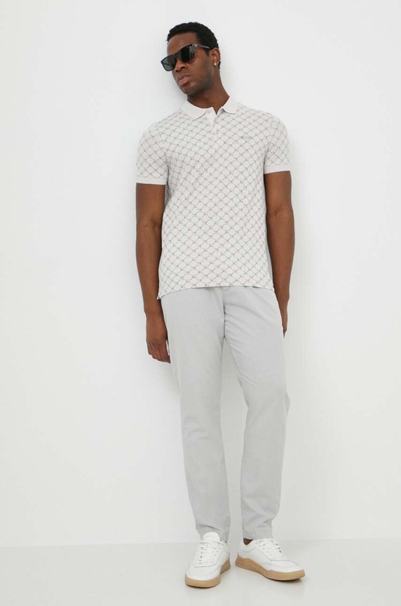 Joop! poló Paigam 30036150 bézs SS26