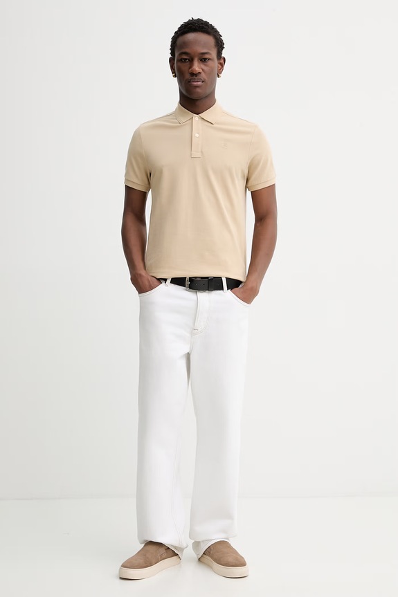 Πόλο G-Star Raw D11595.5864 μπεζ AA00