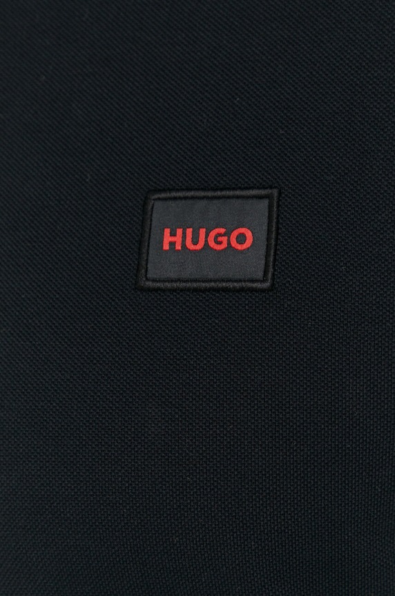 HUGO polo bawełniane 50490770 czarny