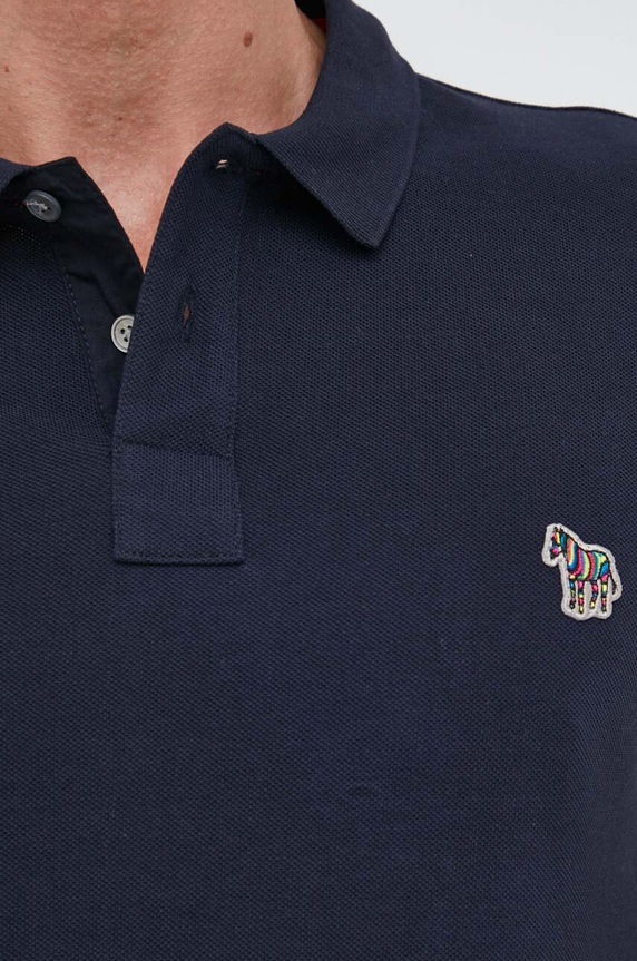 PS Paul Smith polo bawełniane M2R.534L.KZEBRA granatowy
