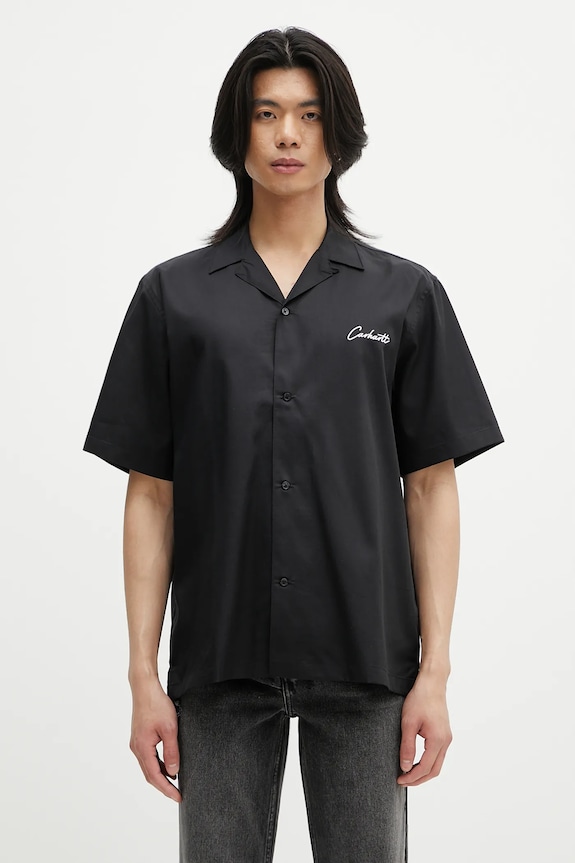 Carhartt WIP shirt S/S Delray Shirt other black I031465.0D2XX
