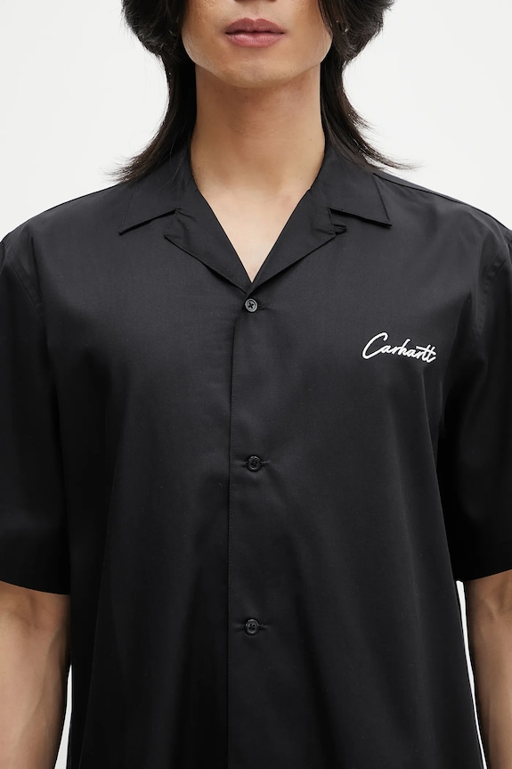 Carhartt WIP shirt S/S Delray Shirt black I031465.0D2XX