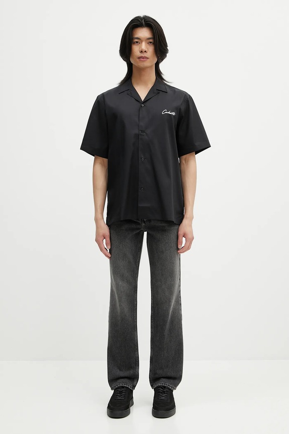 Carhartt WIP shirt S/S Delray Shirt I031465.0D2XX black