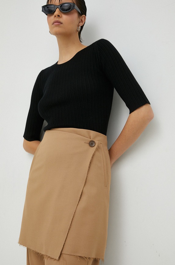 Φούστα By Malene Birger casual μπεζ Q71447005