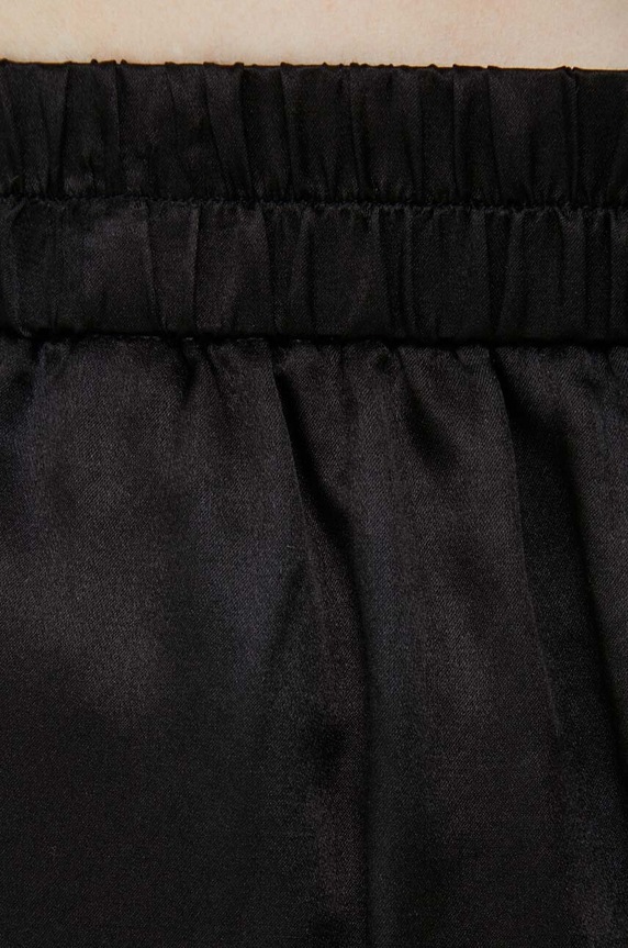 Dkny spódnica z domieszką kaszmiru czarny P3AN5R87