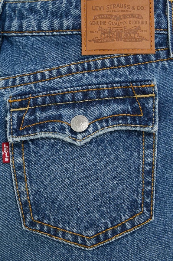 Levi's spódnica jeansowa niebieski A4465.0001