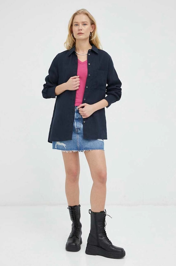 Levi's spódnica jeansowa A4694.0002 niebieski AW23