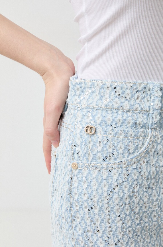 Φούστα Miss Sixty 6T1KJ4930000 μπλε