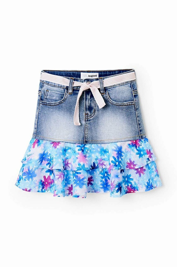 Dětská sukně Desigual 23SGFD01 modrá SS23