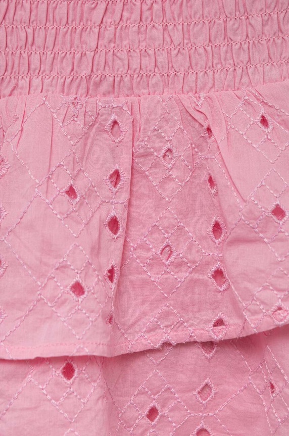 Abercrombie & Fitch gyerek pamut szoknya KI243.3025 rózsaszín SS23