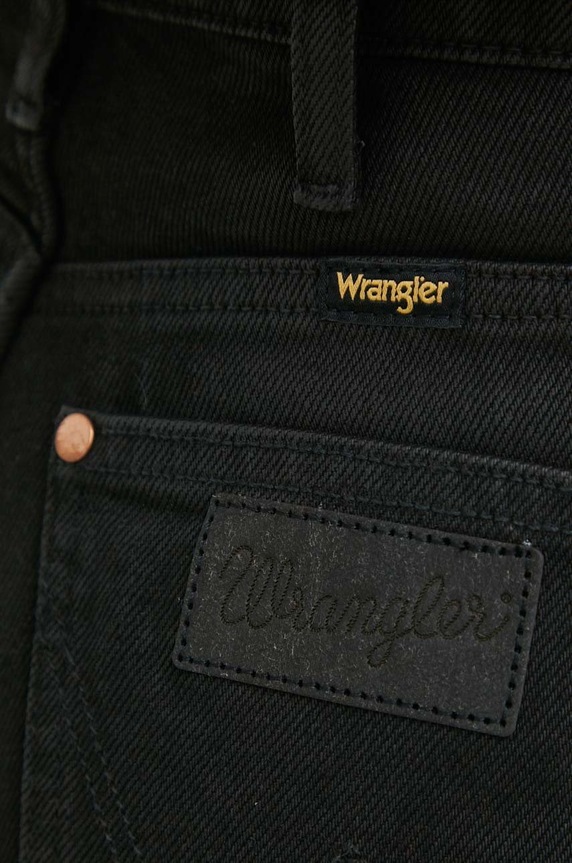 Wrangler jeansy Barrel Coated Black czarny W27MUD448