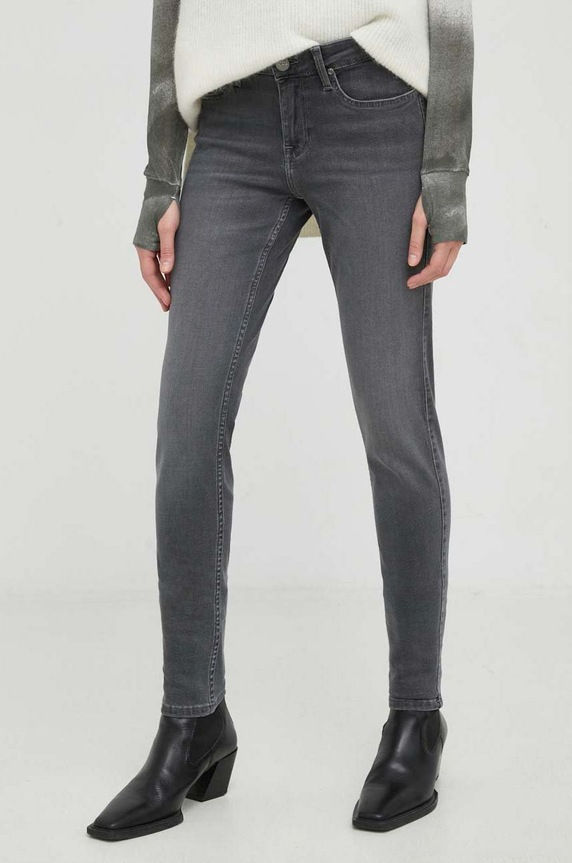 Lee jeansy Scarlett Washed Grey szary L526SXJP