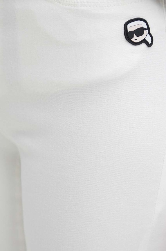 Karl Lagerfeld jeansy beżowy 230W1110