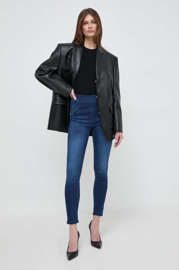 Patrizia Pepe jeansy CP0367.D1HIB granatowy SS25