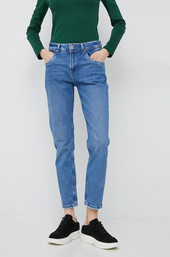 Pepe Jeans jeansi Violet Planet friendly albastru PL204176VS3.000