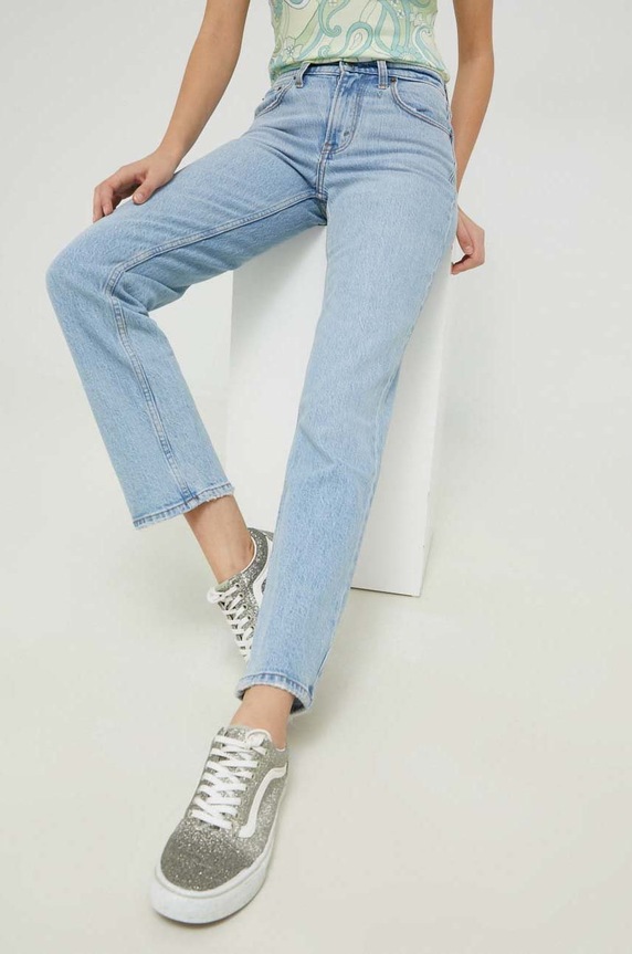 Džíny Abercrombie & Fitch modrá KI155.2734.280
