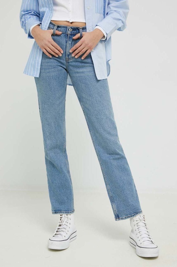 Abercrombie & Fitch jeansy niebieski KI155.2736.278