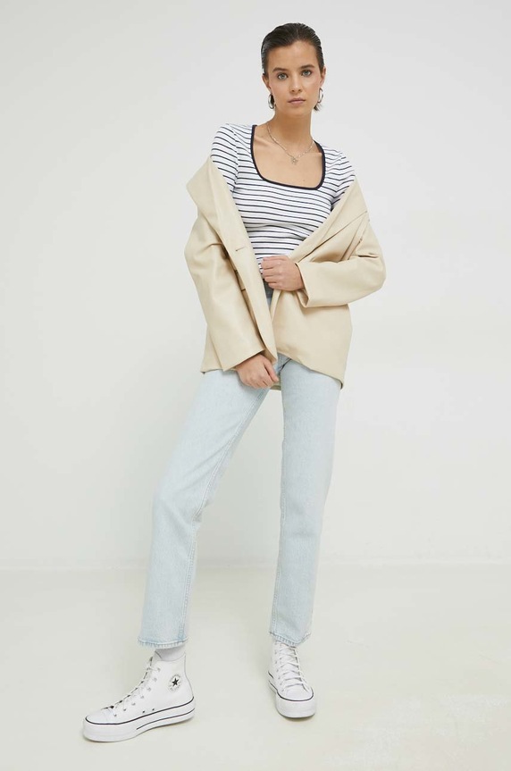 Abercrombie & Fitch jeansy KI155.2738.280 niebieski SS23