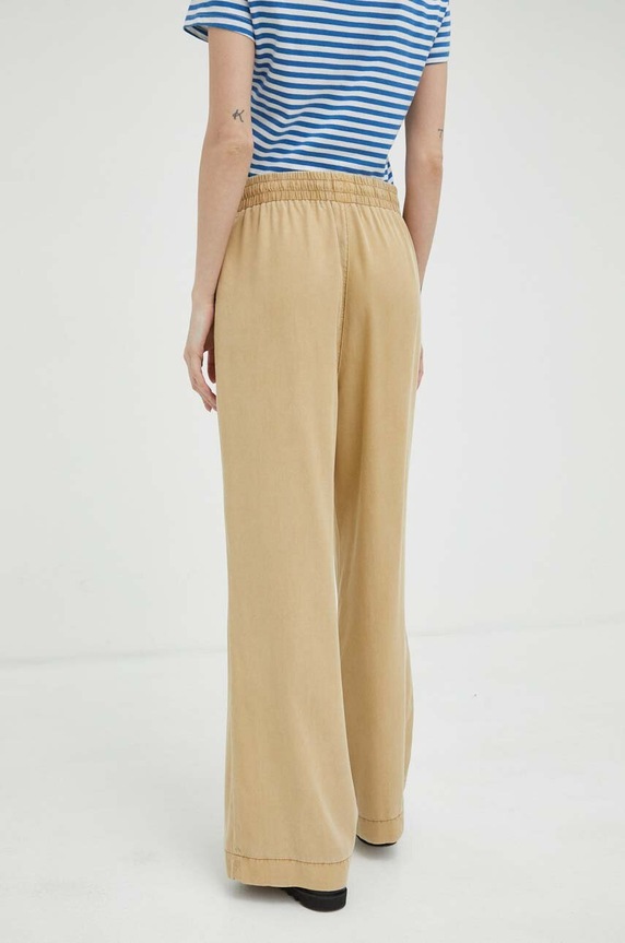 Ruházat Mustang nadrág Style Drawstring Wide Leg 1013472.3100 bézs