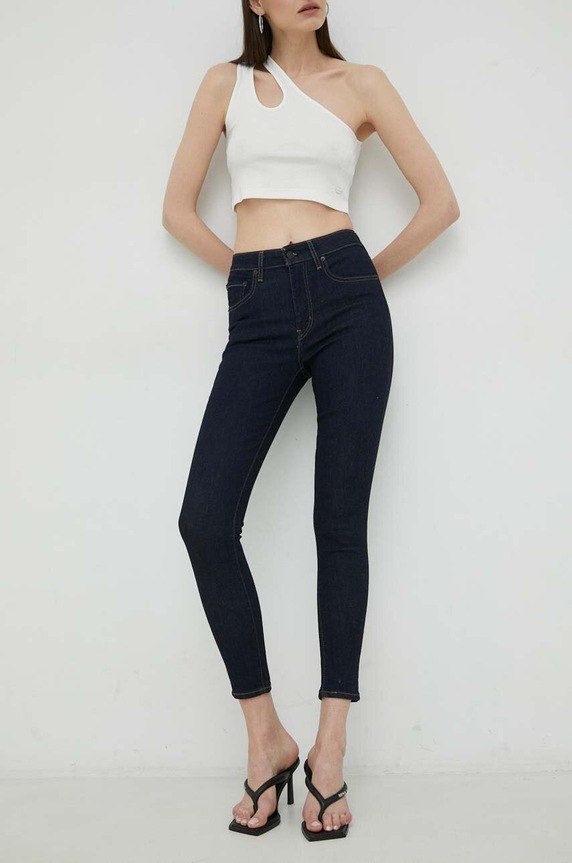 Traperice Levi's 721 HIGH RISE SKINNY visoki mornarsko plava 18882.0626