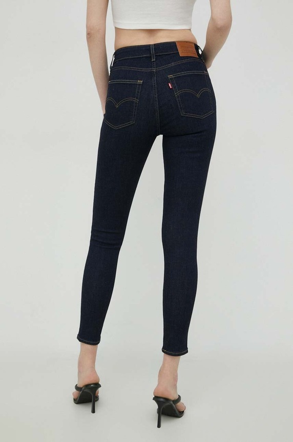 Odjeća Traperice Levi's 721 HIGH RISE SKINNY 18882.0626 mornarsko plava