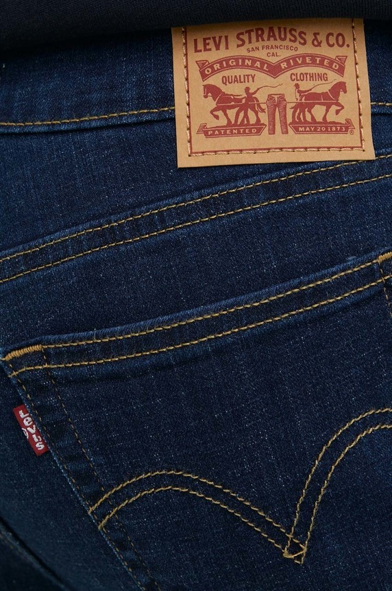 Traperice Levi's Boyfriend MID RISE BOYFRIEND mornarsko plava 19887.0164