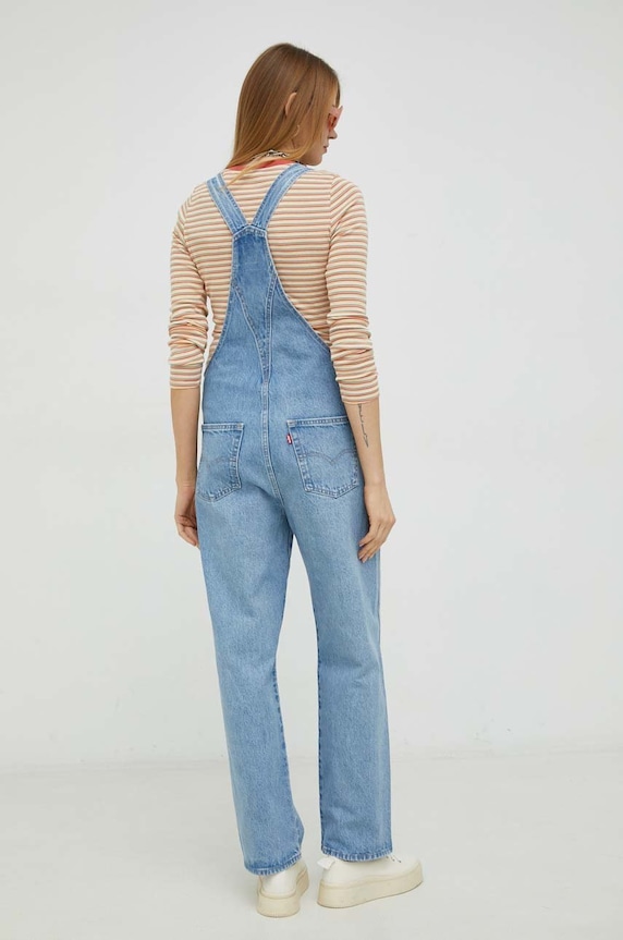 Oblečení Džínové lacláče Levi's 85315.0016 modrá