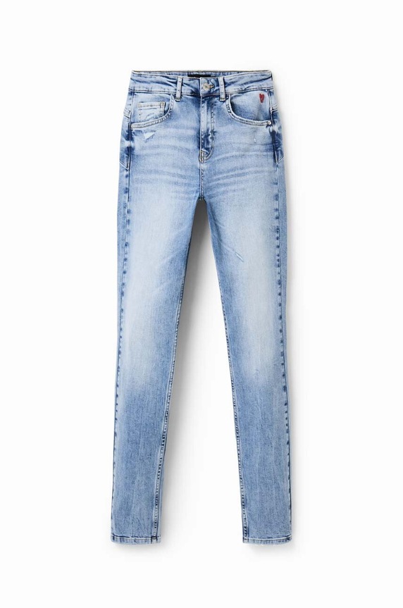 Desigual jeansy 23SWDD21 niebieski