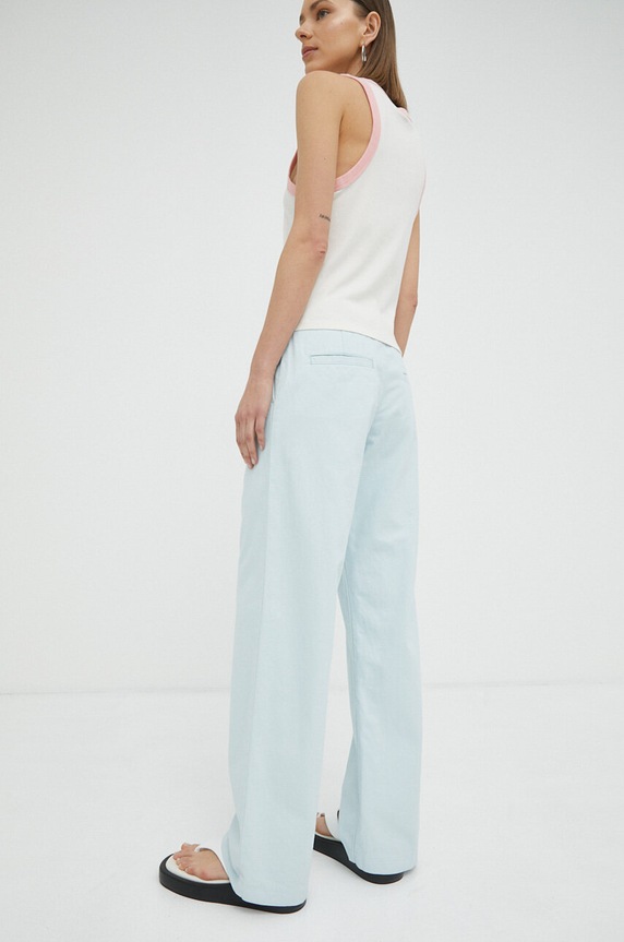 Odzież Levi's spodnie bawełniane A4674.0002 niebieski