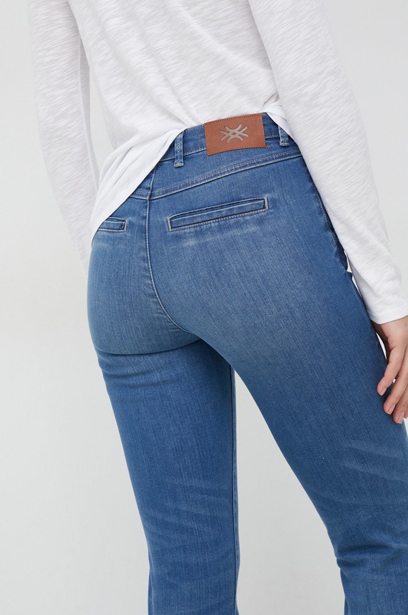 United Colors of Benetton jeansy Scarlett niebieski 4NF1DF02U.902