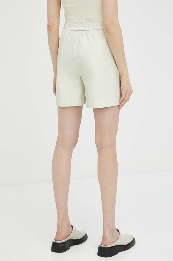 Îmbrăcăminte Herskind pantaloni scurti de piele Lava 4750940 bej