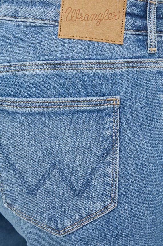 Wrangler jeansy Bootcut niebieski W28BXR37T