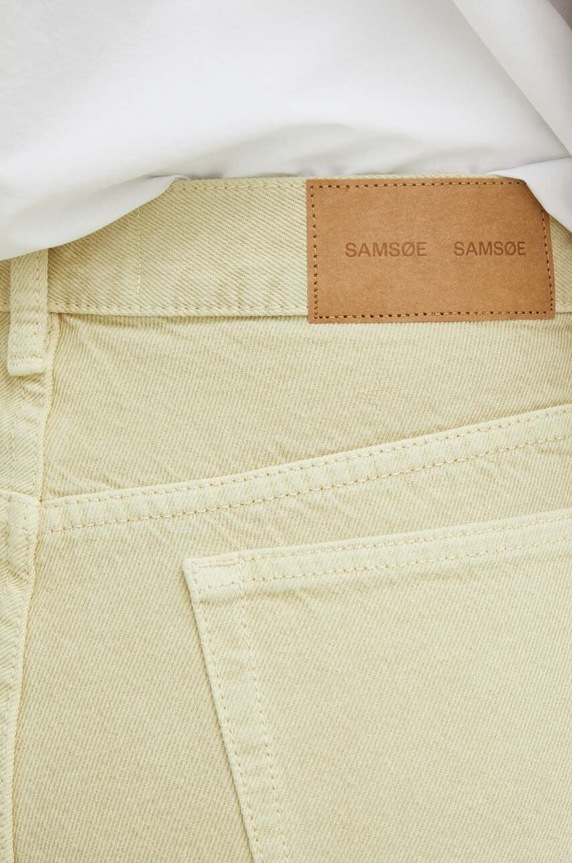 Samsoe Samsoe blugi din bumbac Susan F23100180 verde