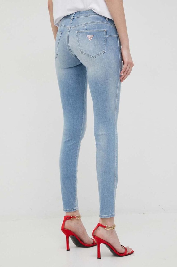 Odzież Guess jeansy CURVE W2YAJ2.D4Q01 niebieski