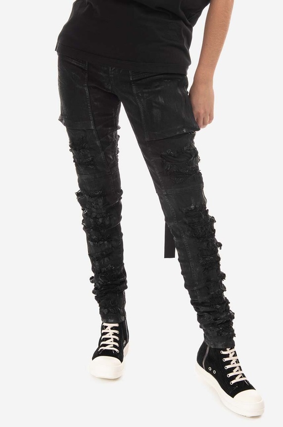Rick Owens jeans high black DS02B4312.SBFLS