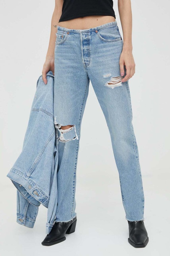 Rifle Levi's 501 Planet friendly modrá A4729.0000