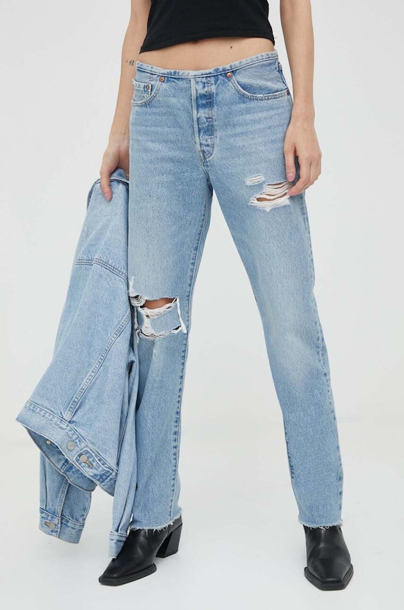 Rifle Levi's 501 Planet friendly modrá A4729.0000