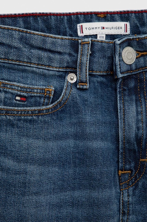 Deklice Otroške kavbojke Tommy Hilfiger KG0KG07001.PPYX modra