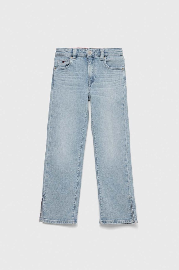 Tommy Hilfiger jeansy dziecięce z regulacją niebieski KG0KG07169.PPYX