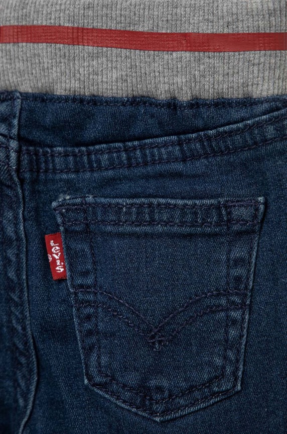 Chłopiec Levi's jeansy niemowlęce 6E9208 niebieski