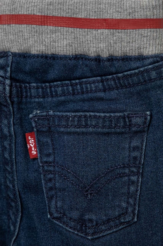 Chłopiec Levi's jeansy niemowlęce 6E9208 niebieski