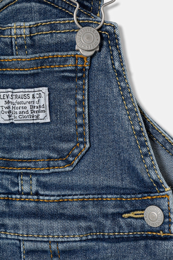 Chłopiec Levi's ogrodniczki niemowlęce 6ED533 niebieski